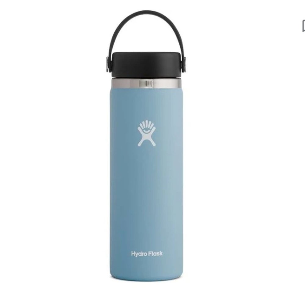 NEW Hydro Flask 20oz Wide Mouth w/ Flex Cap in RAIN NEW